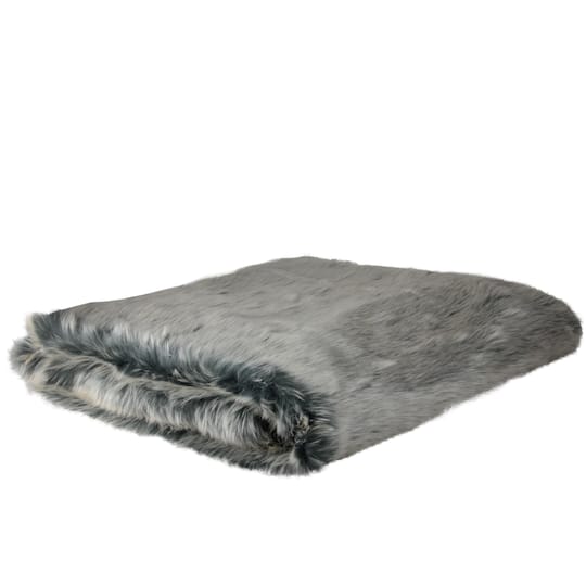 White & Gray Super Plush Throw Blanket By Northlight in Brown | 50" x 60" | Michaels®